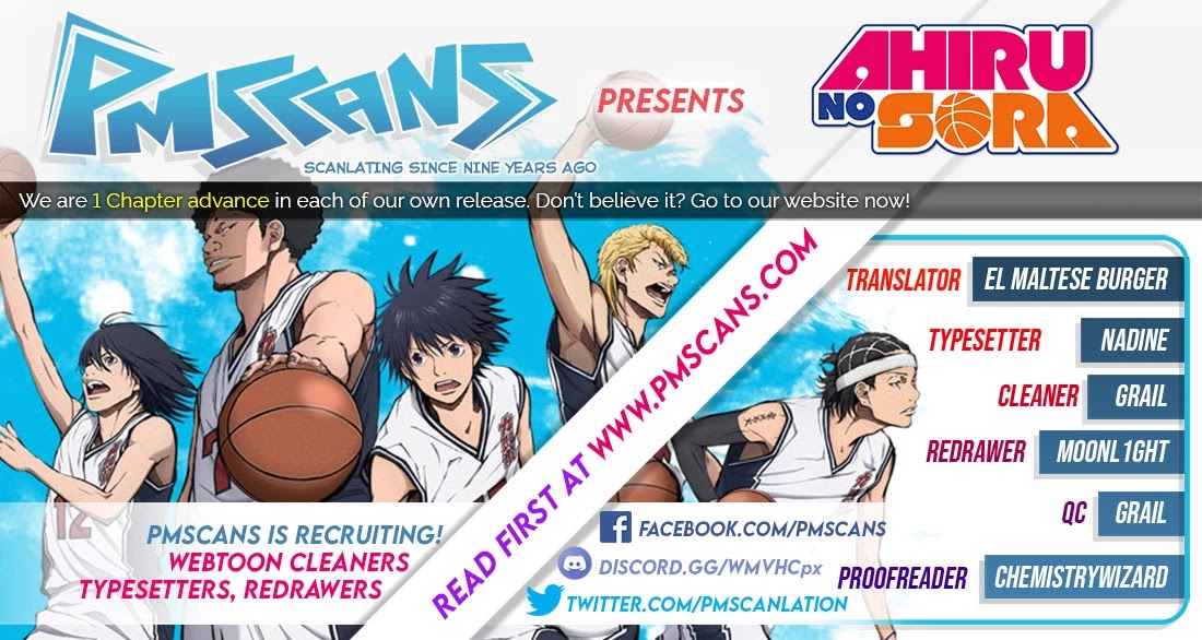 Ahiru no Sora Chapter 149.3 page 1 - Chapter 149.3: Final Destination
