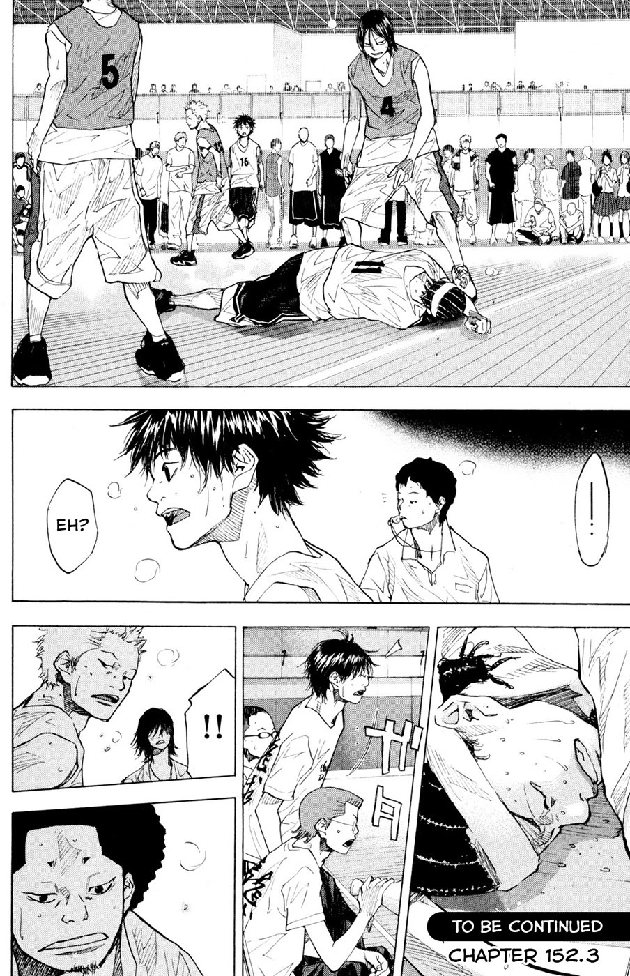 Ahiru no Sora Chapter 152.2 page 19 - Chapter 152.2: Fight Over