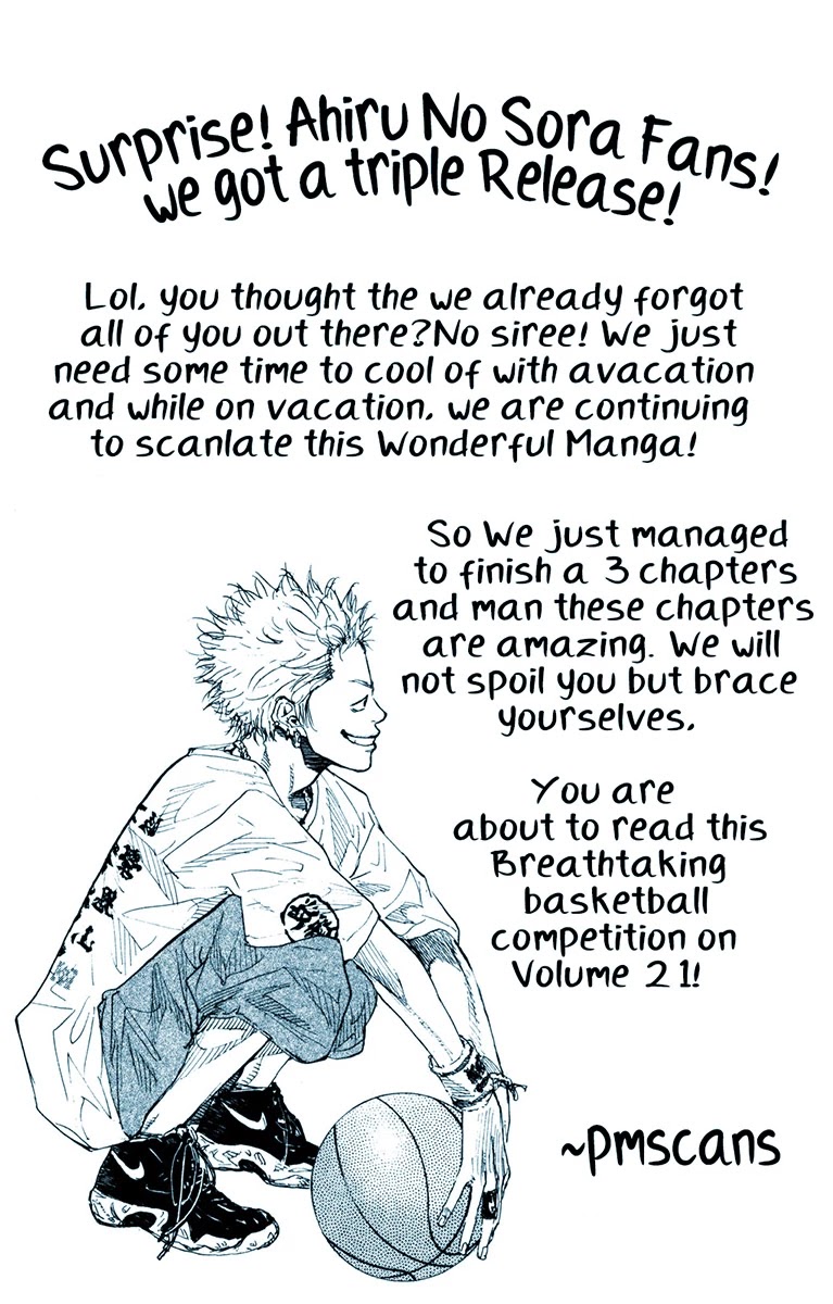 Ahiru no Sora Chapter 153.1 page 3 - Chapter 153.1: Men for the Future