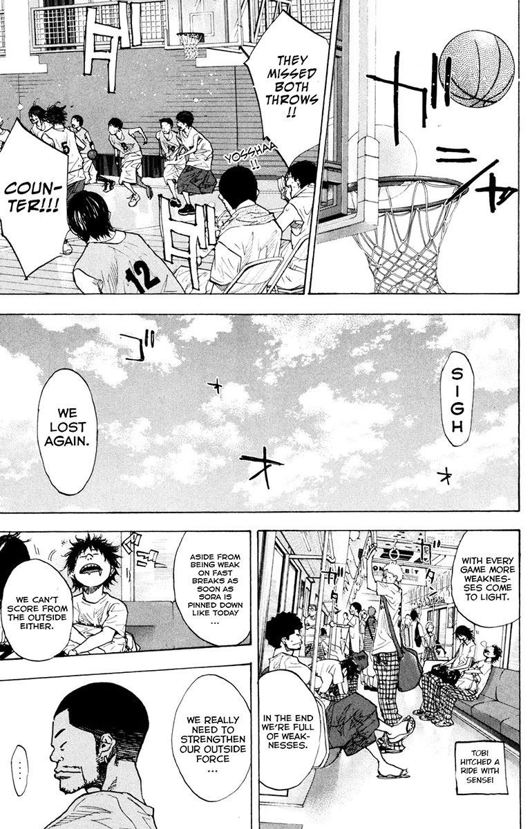 Ahiru no Sora Chapter 158.1 page 12 - Chapter 158.1: Stop, Drop and Roll