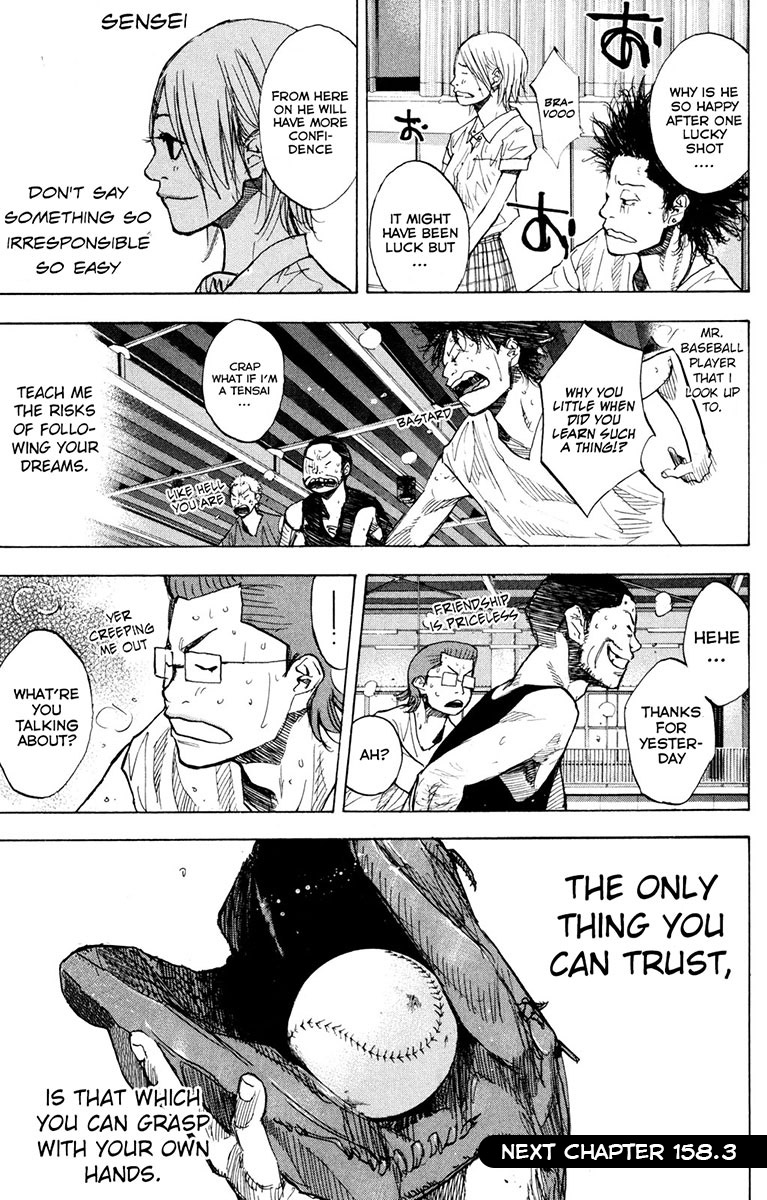 Ahiru no Sora Chapter 158.2 page 18 - Chapter 158.2: Stop, Drop and Roll