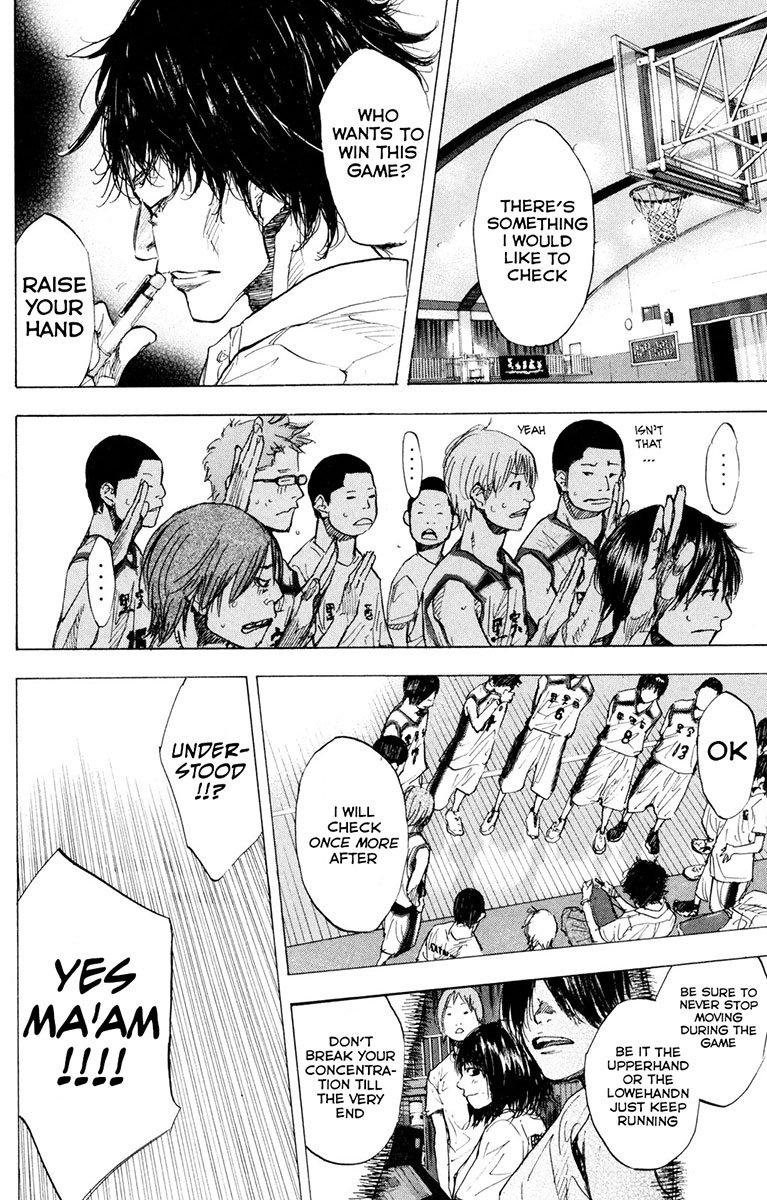 Ahiru no Sora Chapter 158.3 page 14 - Chapter 158.3: Stop, Drop and Roll