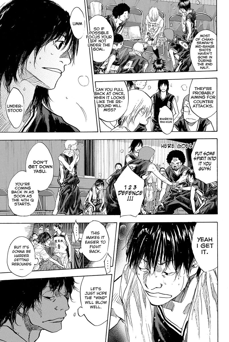 Ahiru no Sora Chapter 160.2 page 3 - Chapter 160.2: Six Men's Match