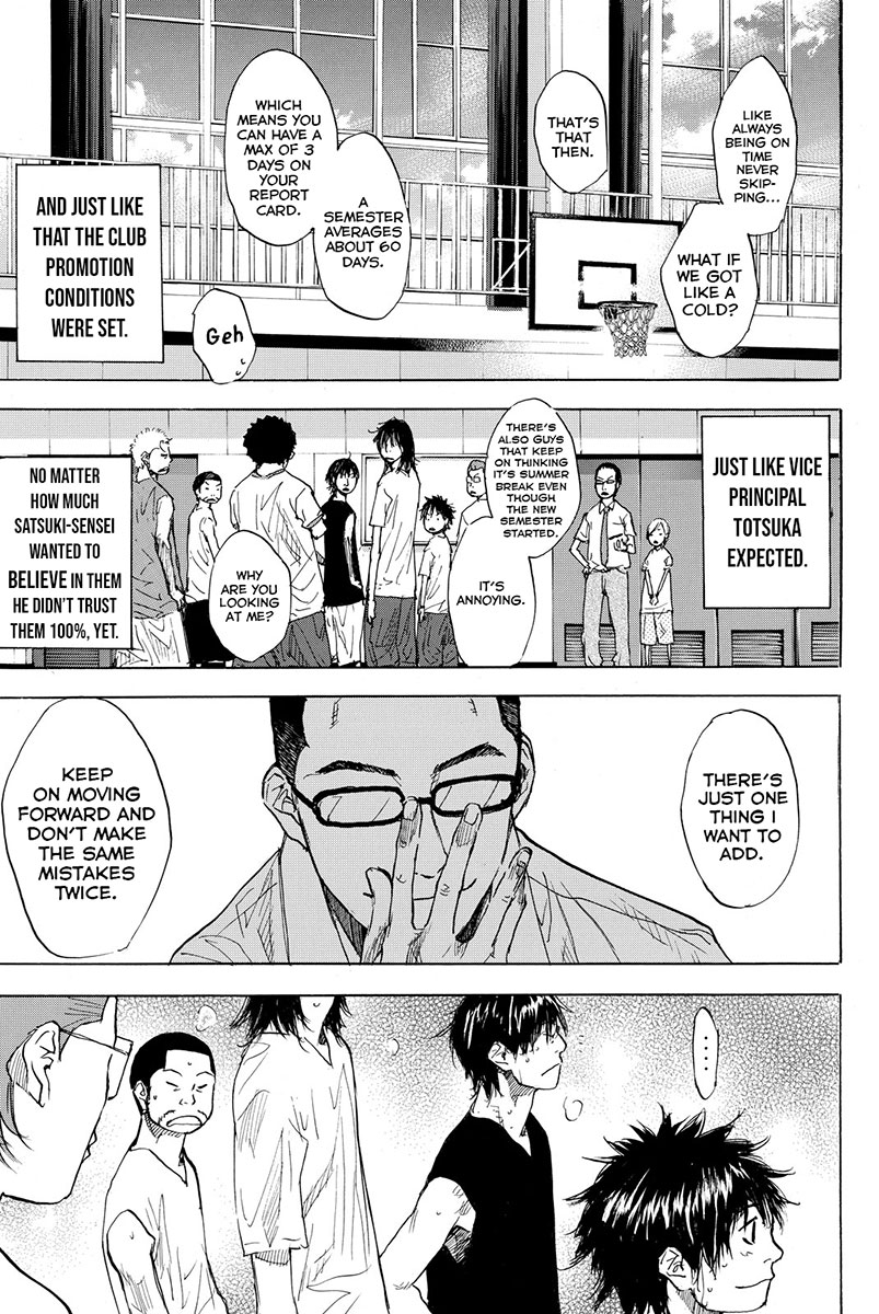 Ahiru no Sora Chapter 165 page 18 - Chapter 165: Open Gate