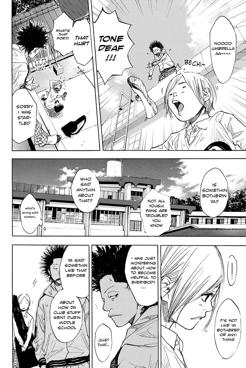 Ahiru no Sora Chapter 166.3 page 14 - Chapter 166.3: Face the Wind & Run - Complete