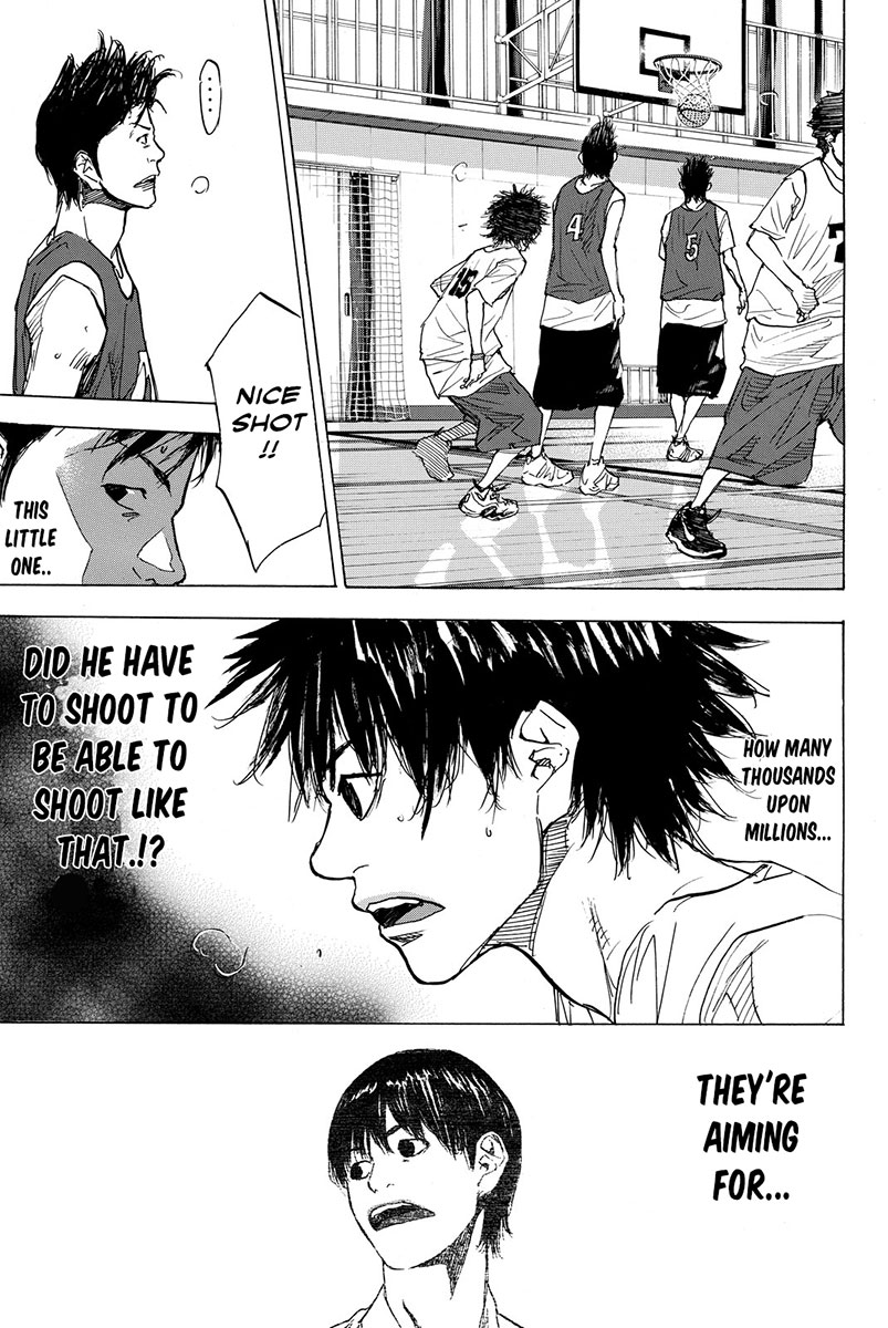 Ahiru no Sora Chapter 169.1 page 15 - Chapter 169.1: Gunfire