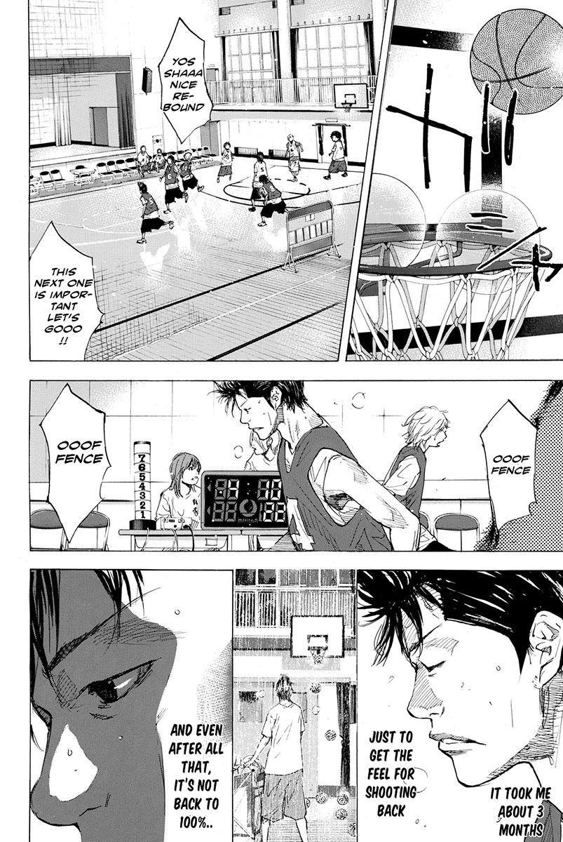 Ahiru no Sora Chapter 169.2 page 13 - Chapter 169.2: Gunfire