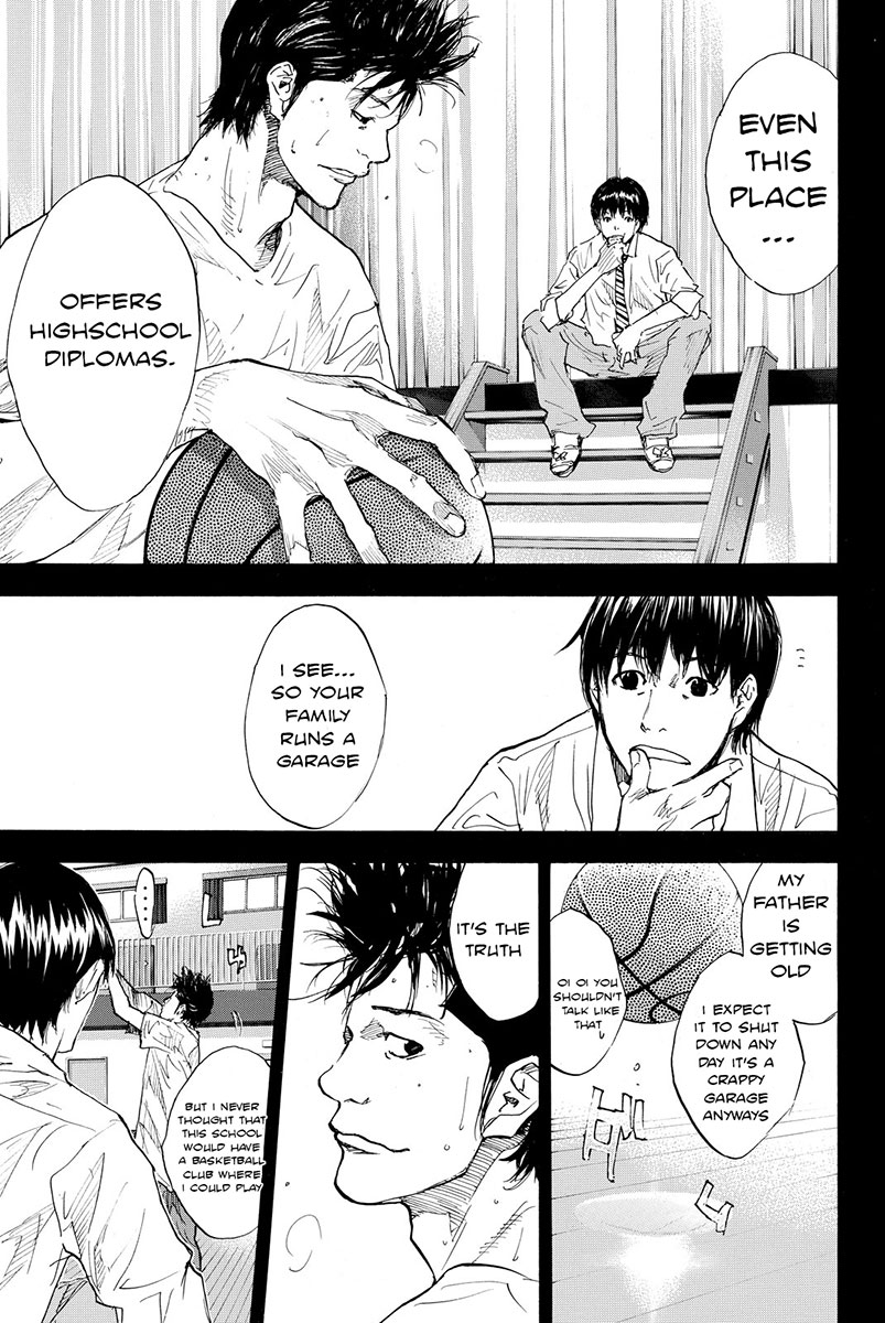 Ahiru no Sora Chapter 169.2 page 16 - Chapter 169.2: Gunfire