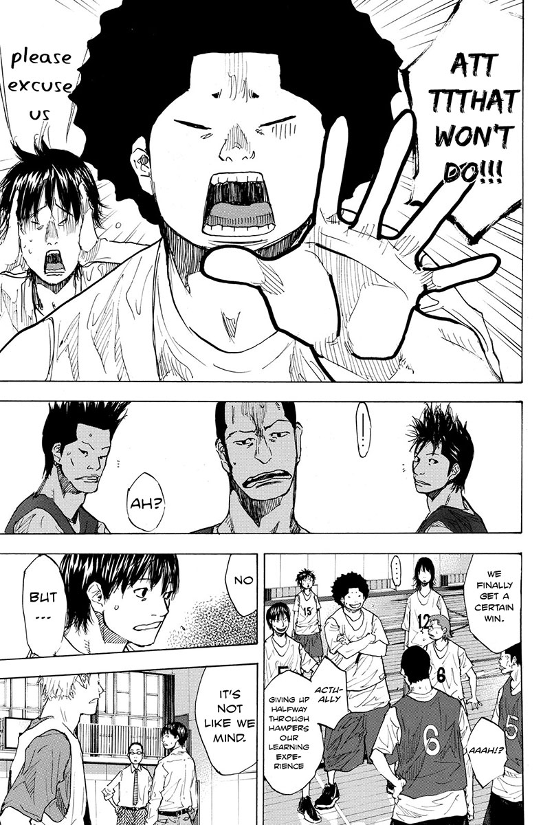 Ahiru no Sora Chapter 169.3 page 13 - Chapter 169.3: Gunfire