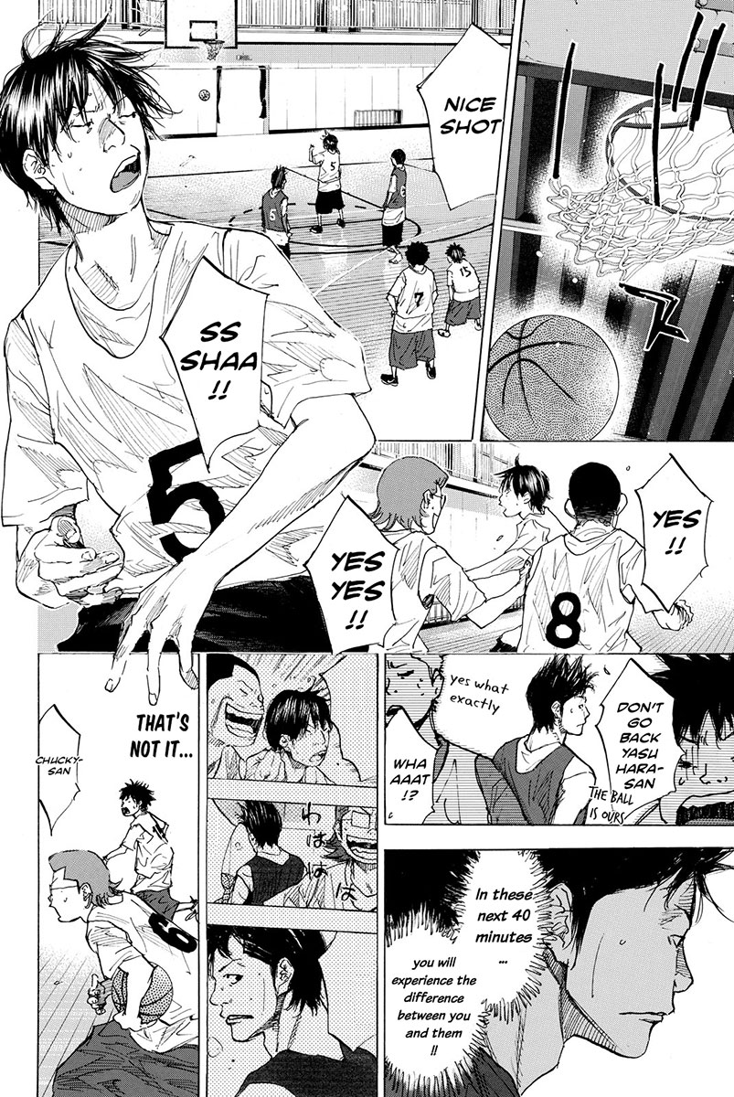 Ahiru no Sora Chapter 169.3 page 16 - Chapter 169.3: Gunfire