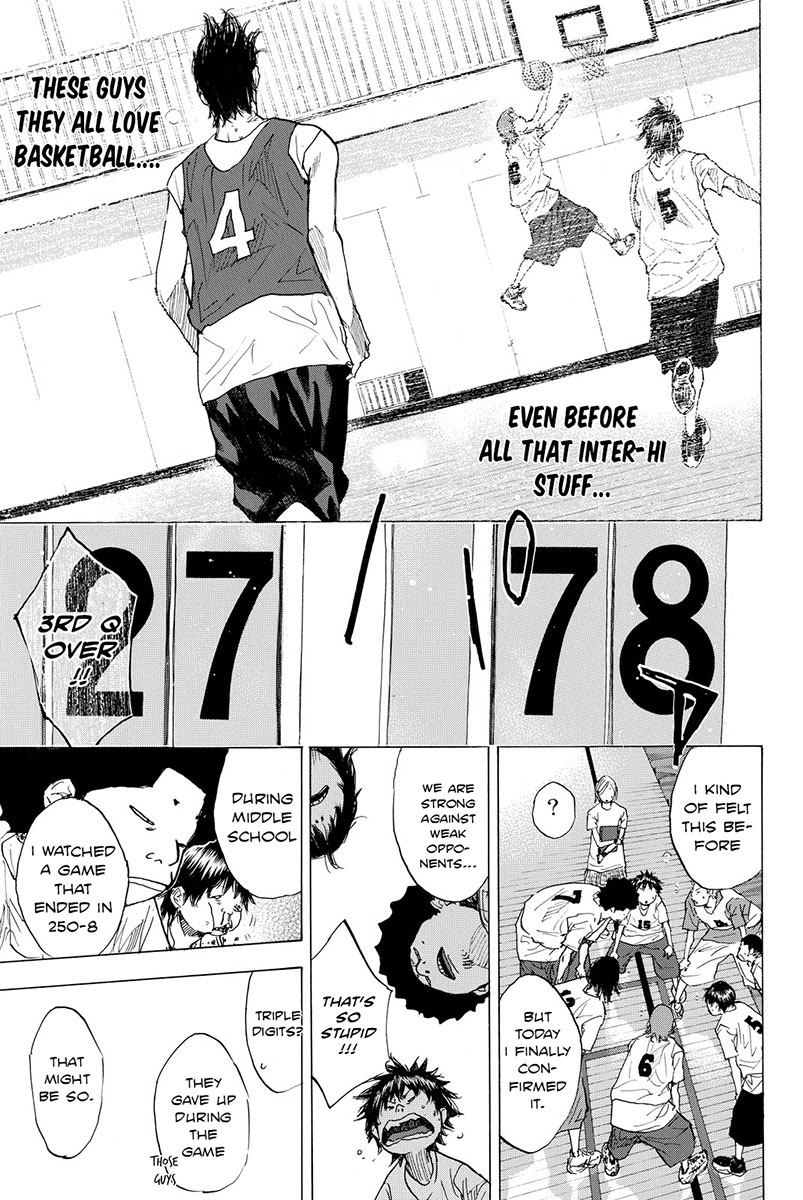 Ahiru no Sora Chapter 169.3 page 17 - Chapter 169.3: Gunfire
