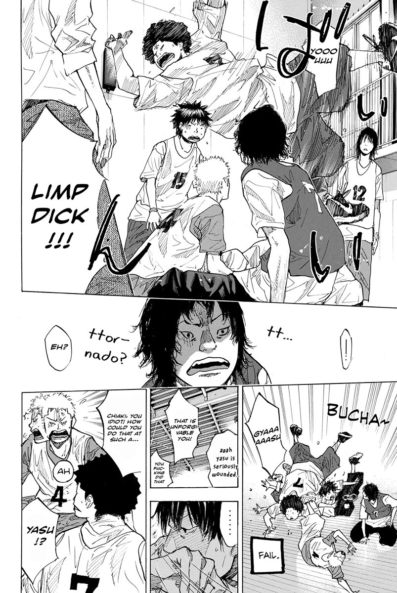 Ahiru no Sora Chapter 169.3 page 8 - Chapter 169.3: Gunfire