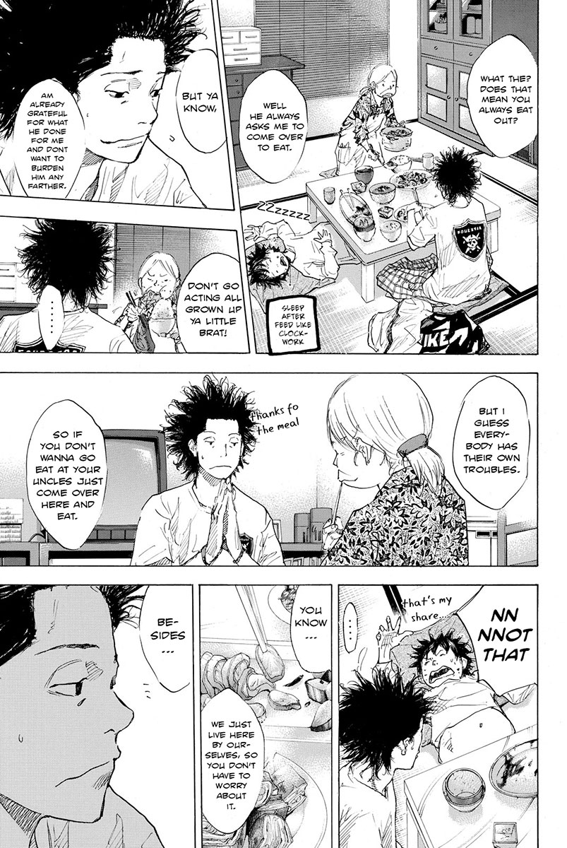 Ahiru no Sora Chapter 174 page 17 - Chapter 174: Lightning