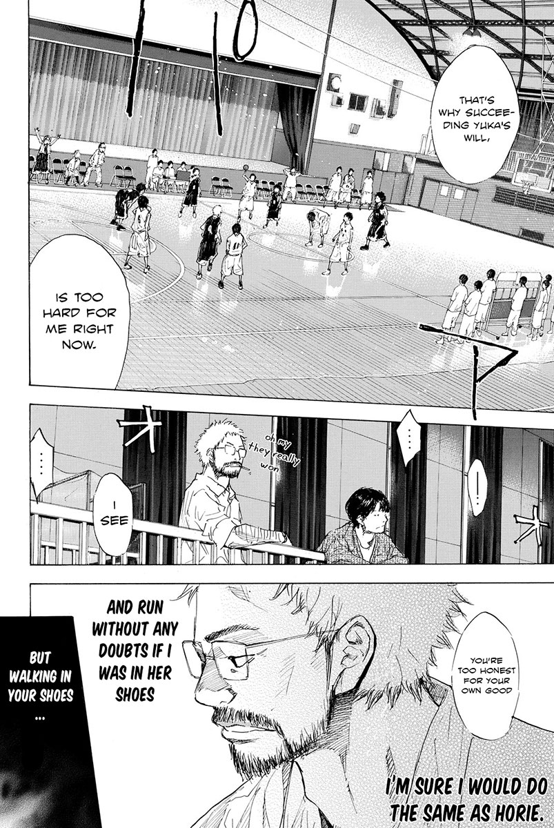 Ahiru no Sora Chapter 175 page 12 - Chapter 175: No Regret Life
