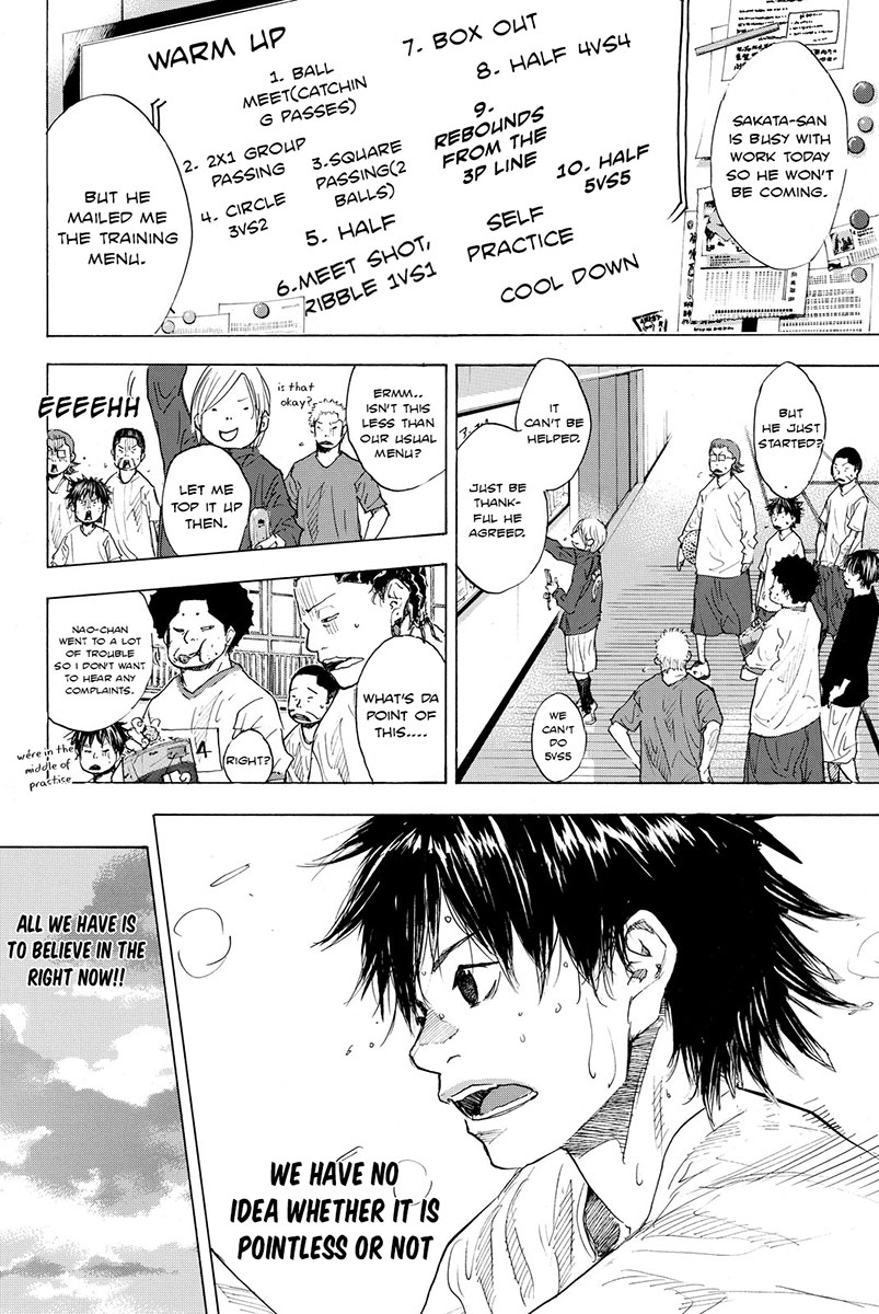 Ahiru no Sora Chapter 175 page 22 - Chapter 175: No Regret Life
