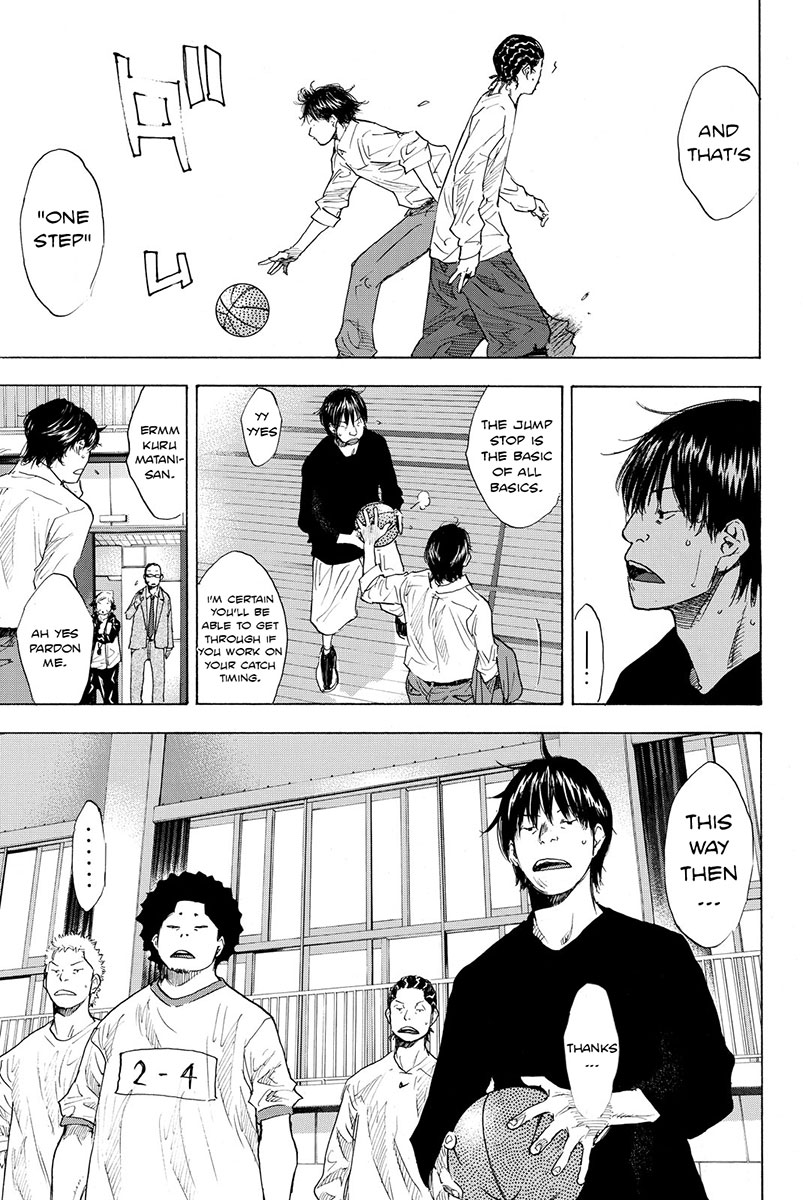 Ahiru no Sora Chapter 175 page 35 - Chapter 175: No Regret Life