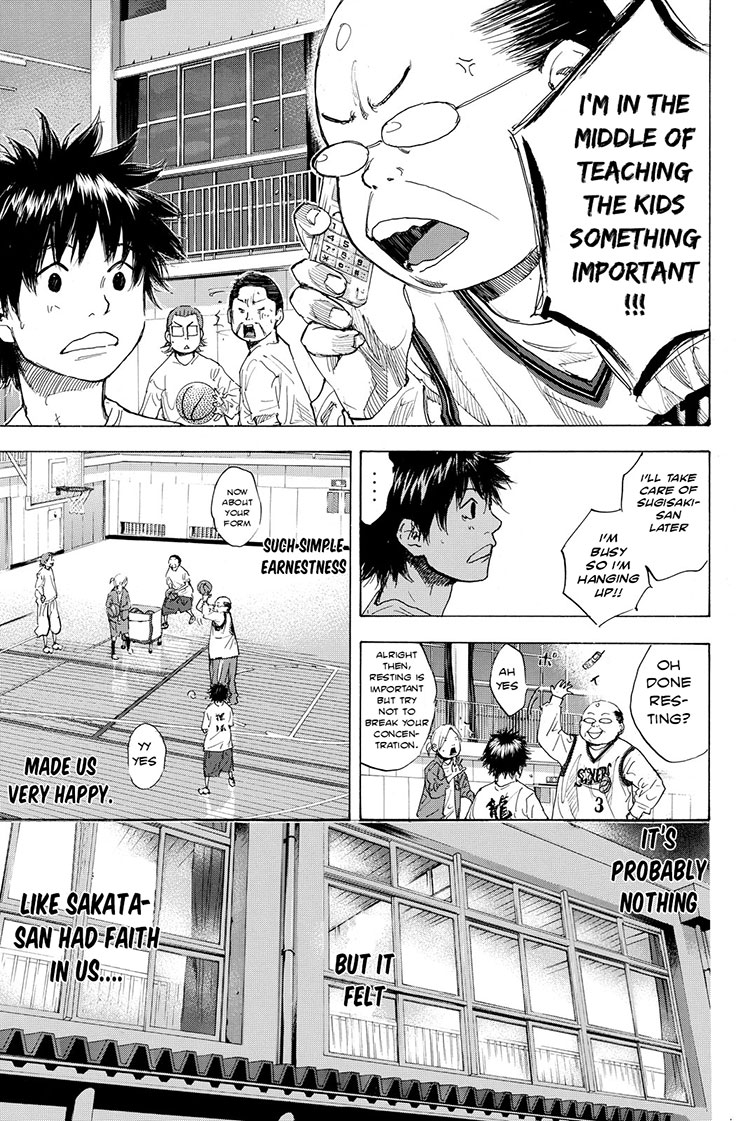 Ahiru no Sora Chapter 176 page 35 - Chapter 176: Sky Blue Winter Starts