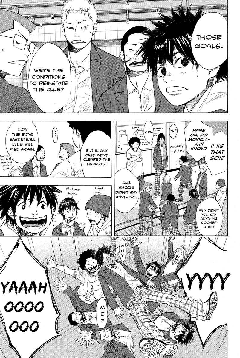 Ahiru no Sora Chapter 178 page 14 - Chapter 178: Ashes & Diamonds