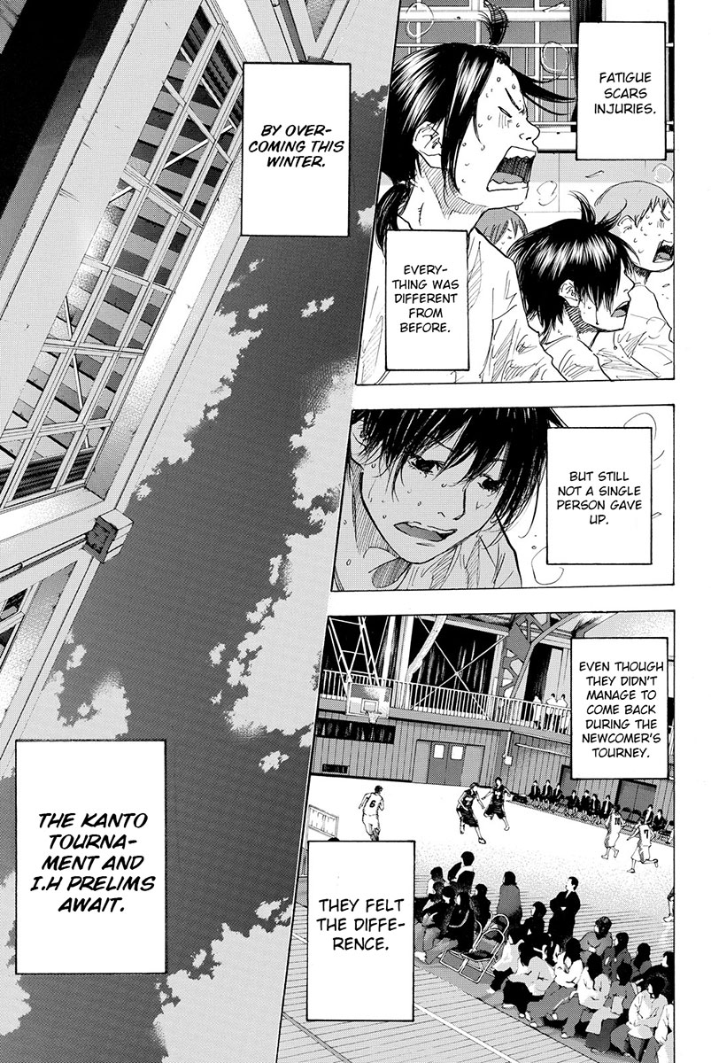 Ahiru no Sora Chapter 179 page 15 - Chapter 179: Azure Water