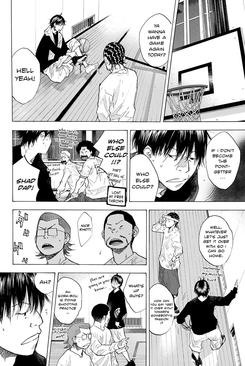 Ahiru no Sora Chapter 179 page 18 - Chapter 179: Azure Water