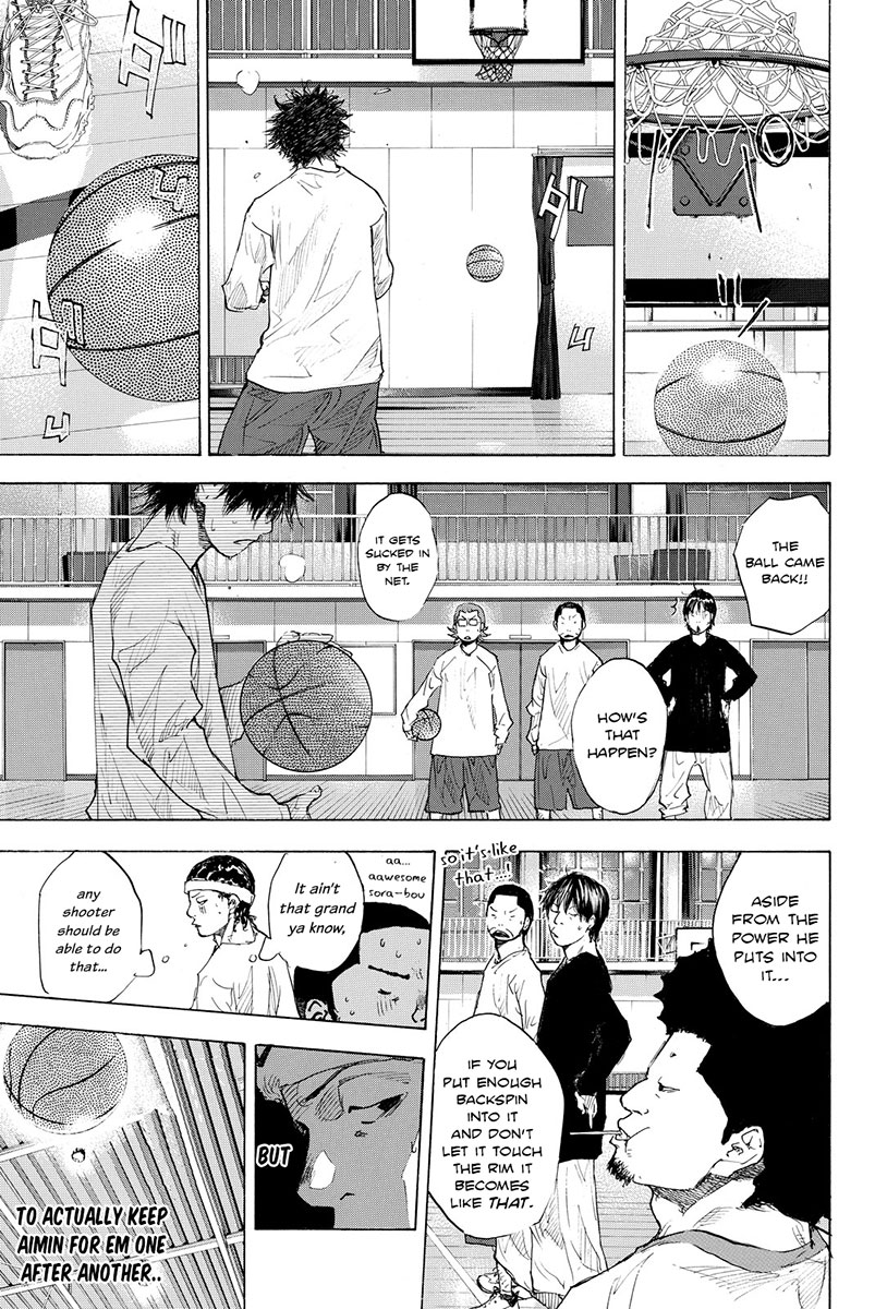 Ahiru no Sora Chapter 179 page 19 - Chapter 179: Azure Water