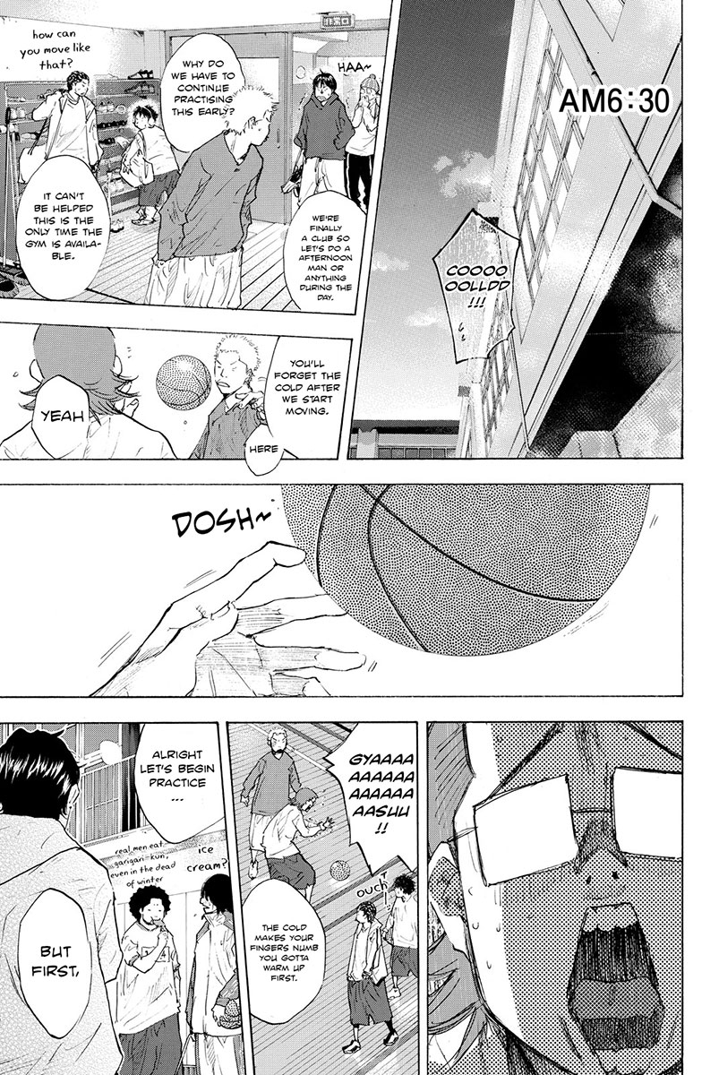 Ahiru no Sora Chapter 179 page 35 - Chapter 179: Azure Water