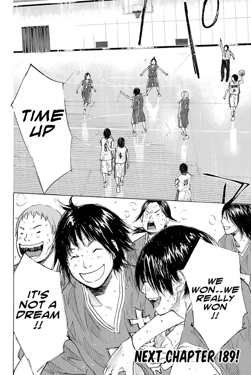 Ahiru no Sora Chapter 188 page 35 - Chapter 188: Dash