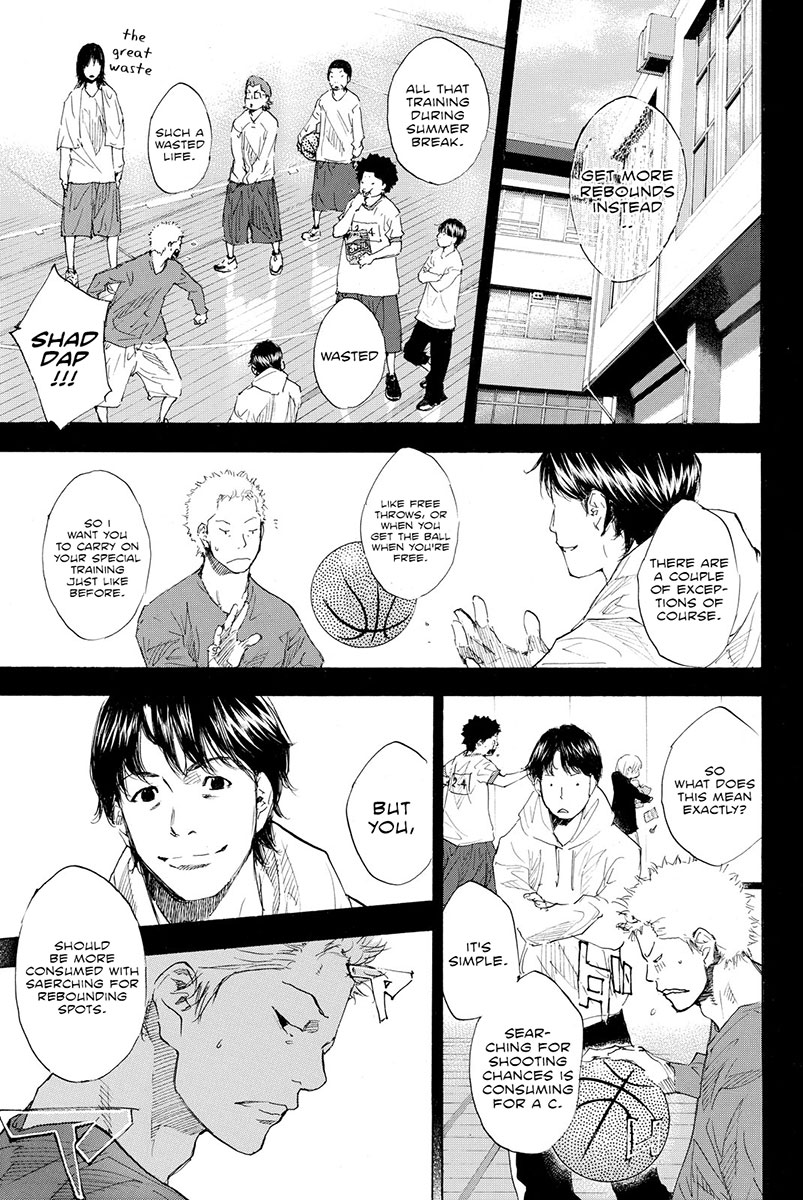Ahiru no Sora Chapter 190 page 15 - Chapter 190: Deep Impact II