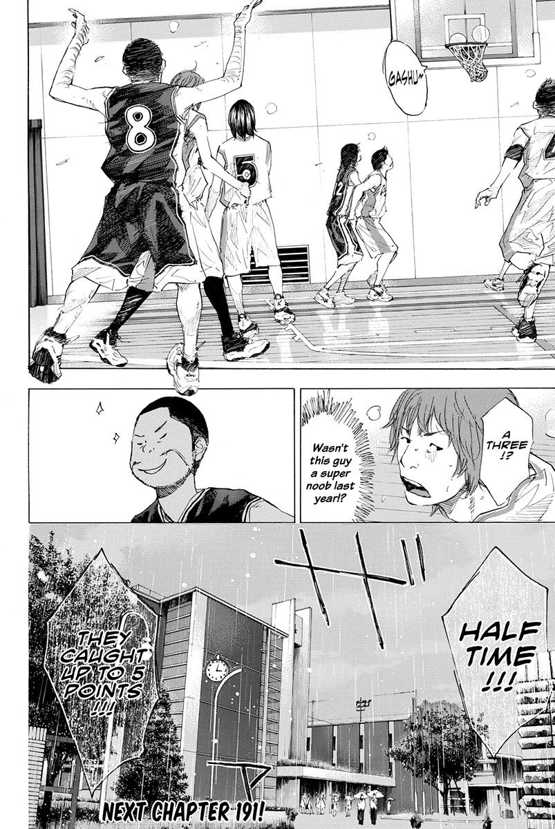 Ahiru no Sora Chapter 190 page 20 - Chapter 190: Deep Impact II