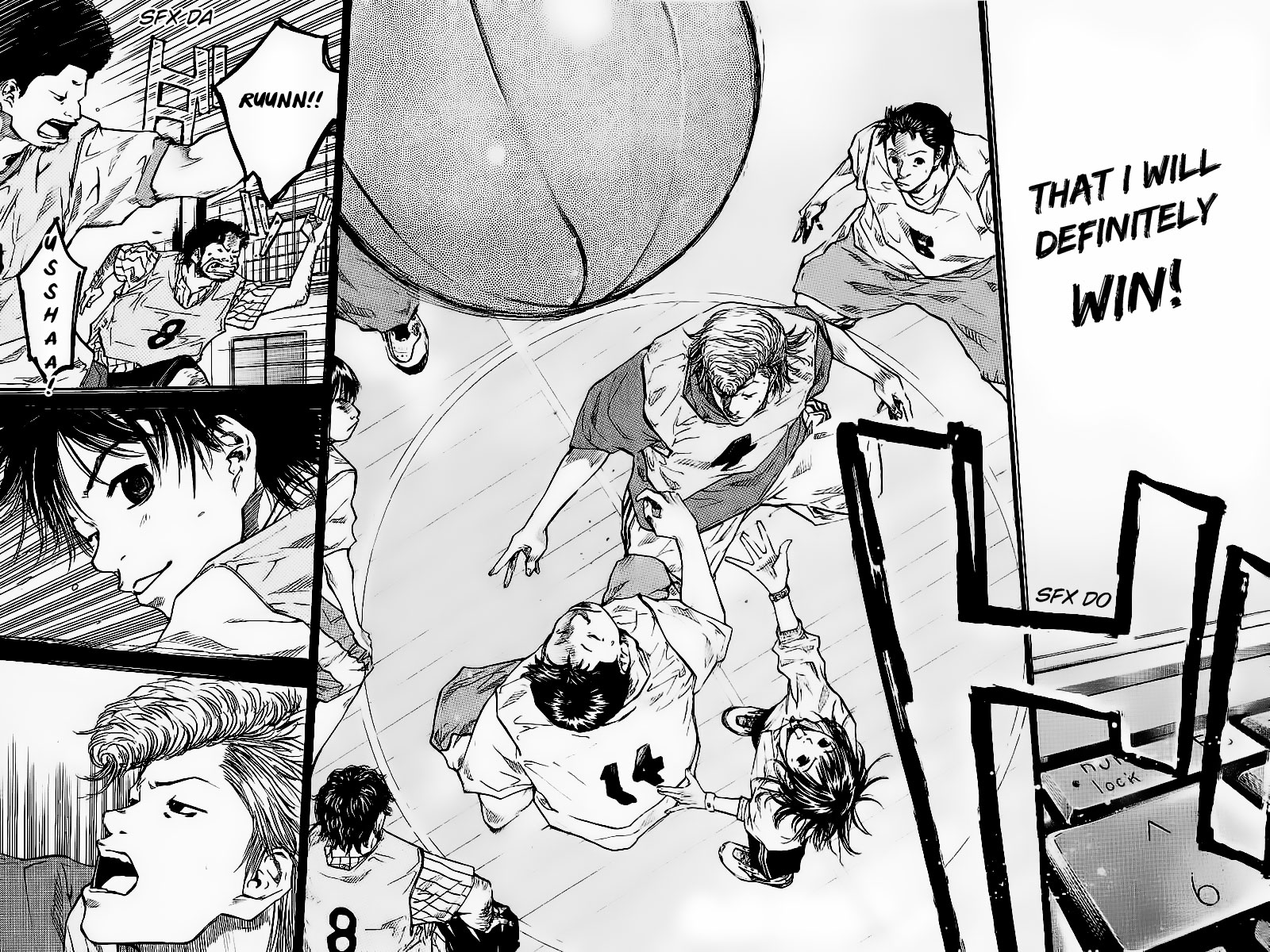 Ahiru no Sora Chapter 38.2 page 12 - Chapter 38 v2 : True Strength, and Full Strength
