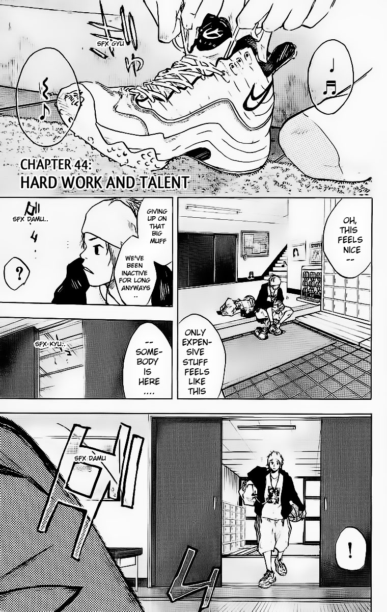 Ahiru no Sora Chapter 44.2 page 2 - Chapter 44 v2 : Hard Work and Talent