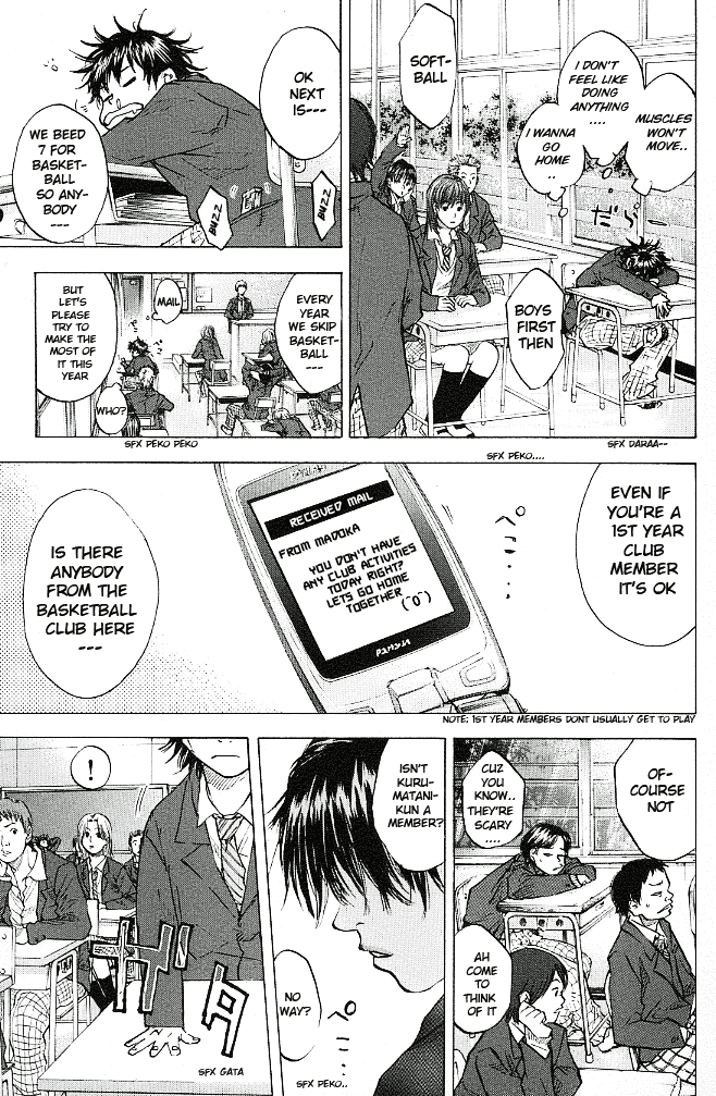 Ahiru no Sora Chapter 56.2 page 5 - Chapter 56 v2 : Desire