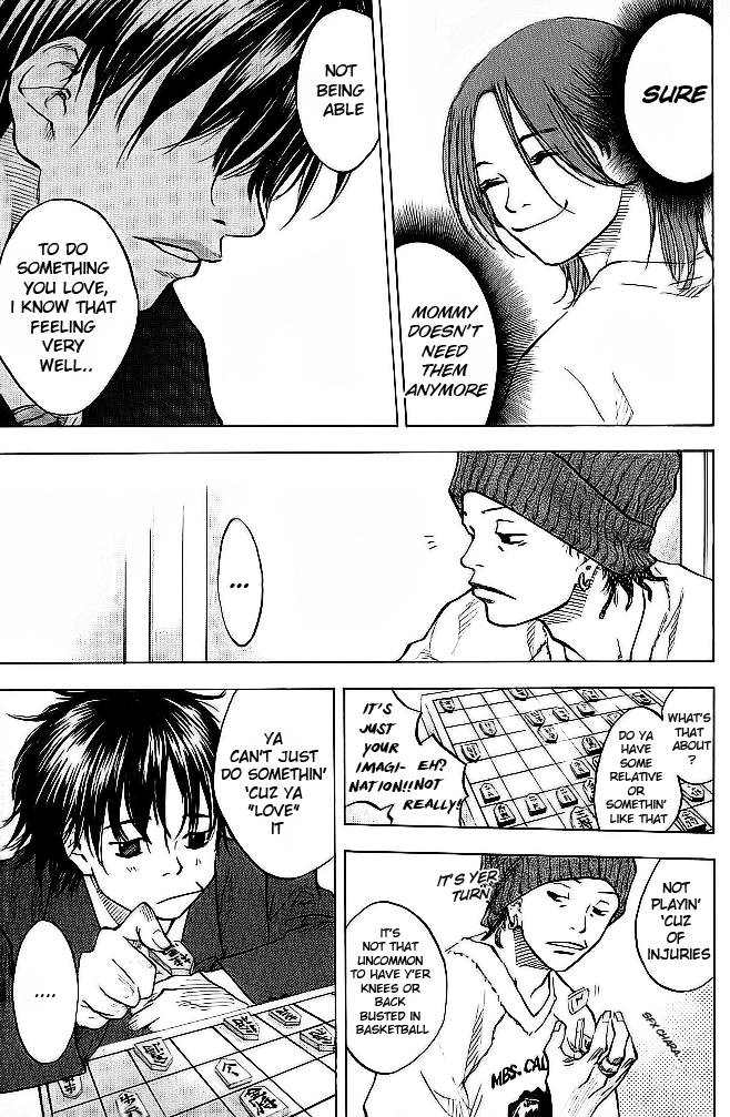 Ahiru no Sora Chapter 61.2 page 10 - Chapter 61 v2 : The Black Kite and The Peacock