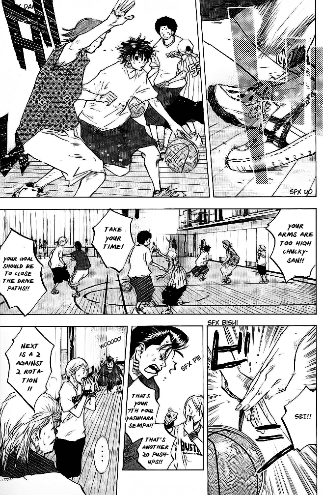 Ahiru no Sora Chapter 61.2 page 14 - Chapter 61 v2 : The Black Kite and The Peacock