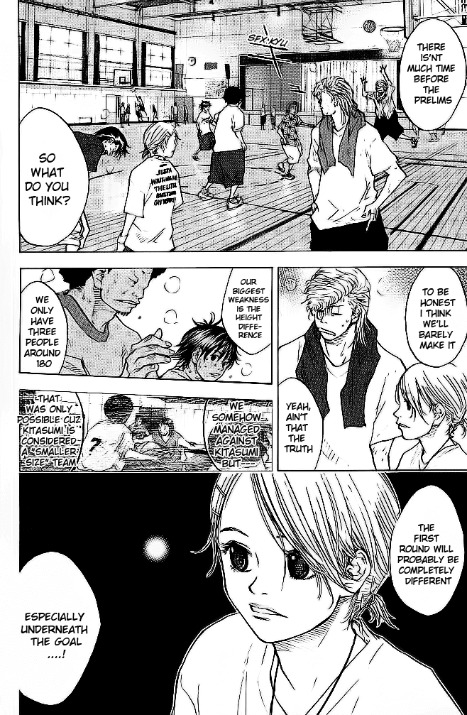 Ahiru no Sora Chapter 61.2 page 15 - Chapter 61 v2 : The Black Kite and The Peacock
