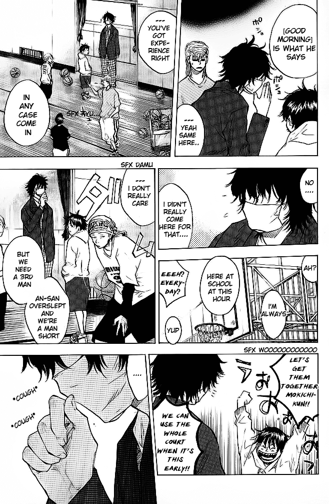 Ahiru no Sora Chapter 61.2 page 6 - Chapter 61 v2 : The Black Kite and The Peacock