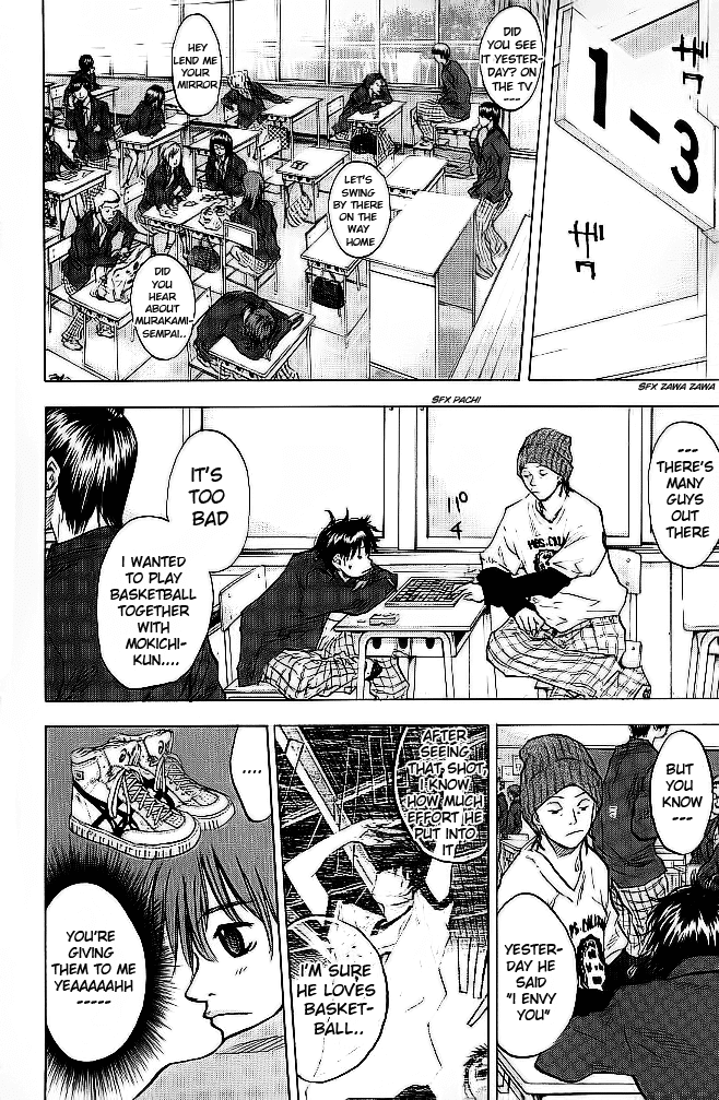 Ahiru no Sora Chapter 61.2 page 9 - Chapter 61 v2 : The Black Kite and The Peacock