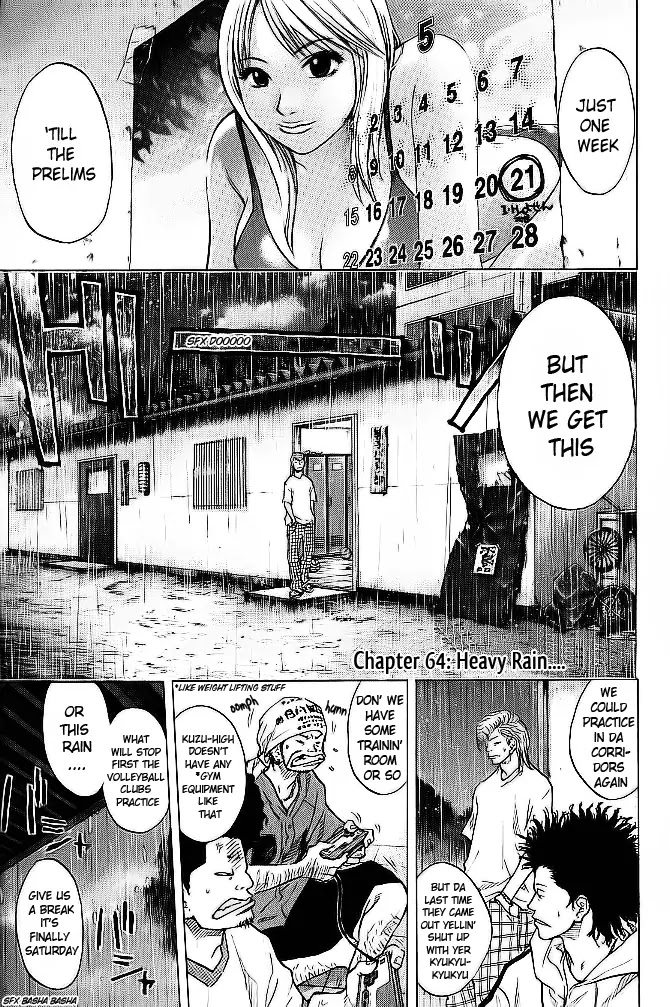 Ahiru no Sora Chapter 64 page 2 - Chapter 64 : Heavy Rain..