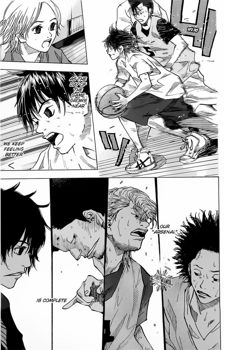Ahiru no Sora Chapter 66 page 21 - Chapter 66 : Bruised Apple