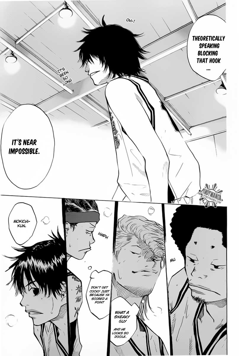 Ahiru no Sora Chapter 75.2 page 15 - Chapter 75 v2 : The Hard Play