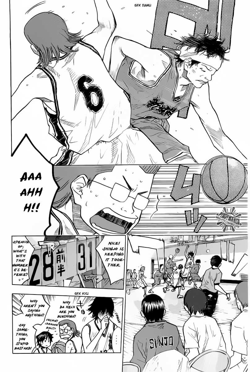 Ahiru no Sora Chapter 75.2 page 16 - Chapter 75 v2 : The Hard Play