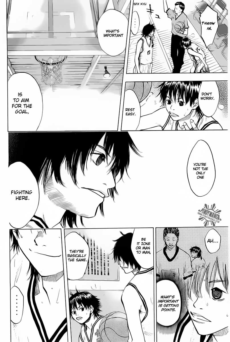 Ahiru no Sora Chapter 75.2 page 18 - Chapter 75 v2 : The Hard Play