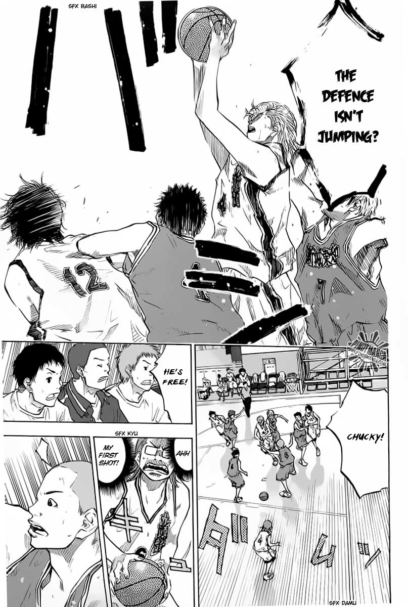 Ahiru no Sora Chapter 75.2 page 22 - Chapter 75 v2 : The Hard Play