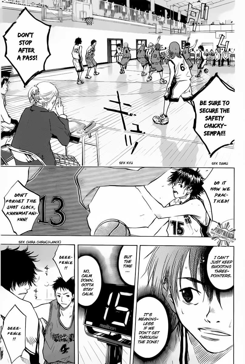 Ahiru no Sora Chapter 75.2 page 7 - Chapter 75 v2 : The Hard Play