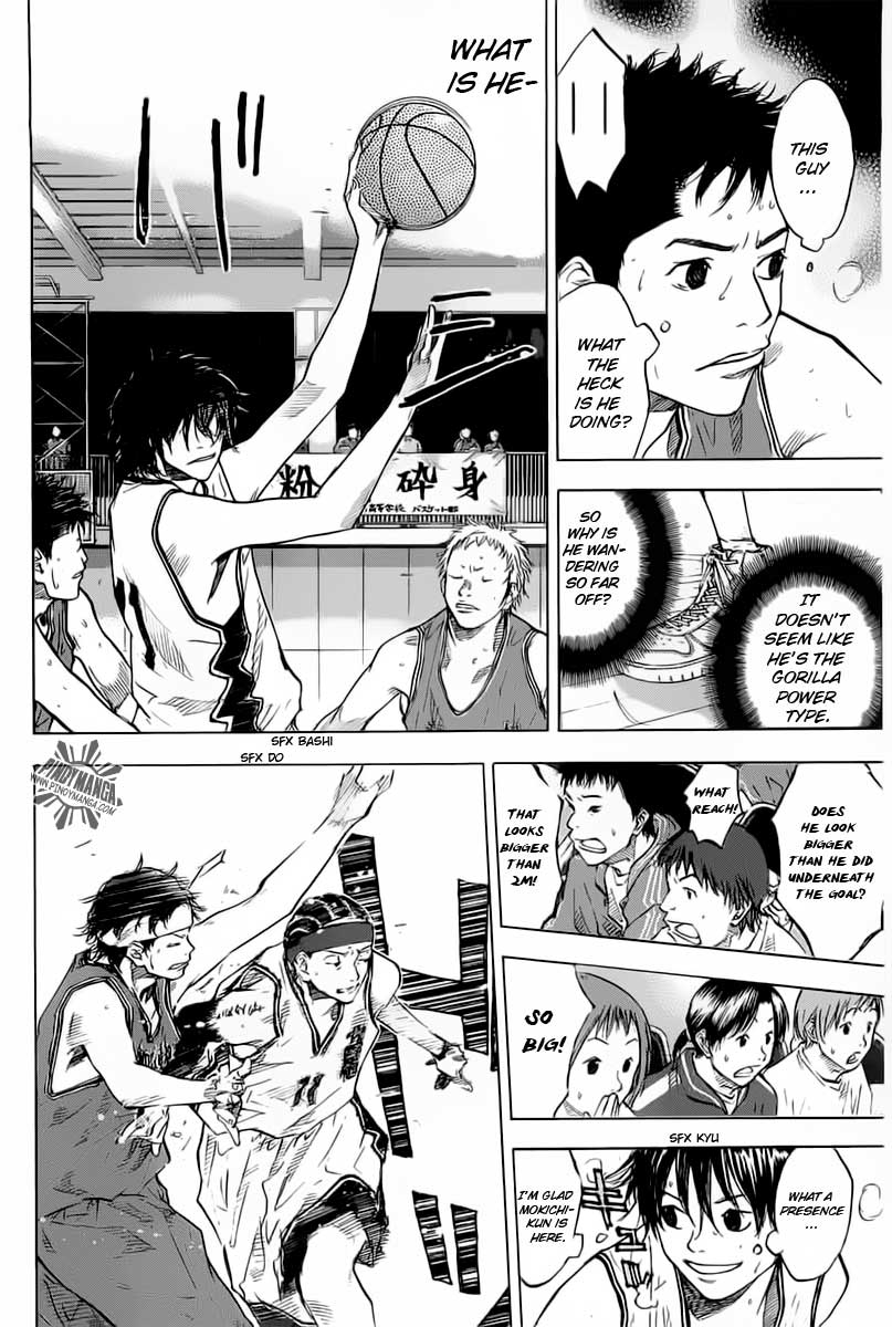 Ahiru no Sora Chapter 75.2 page 8 - Chapter 75 v2 : The Hard Play