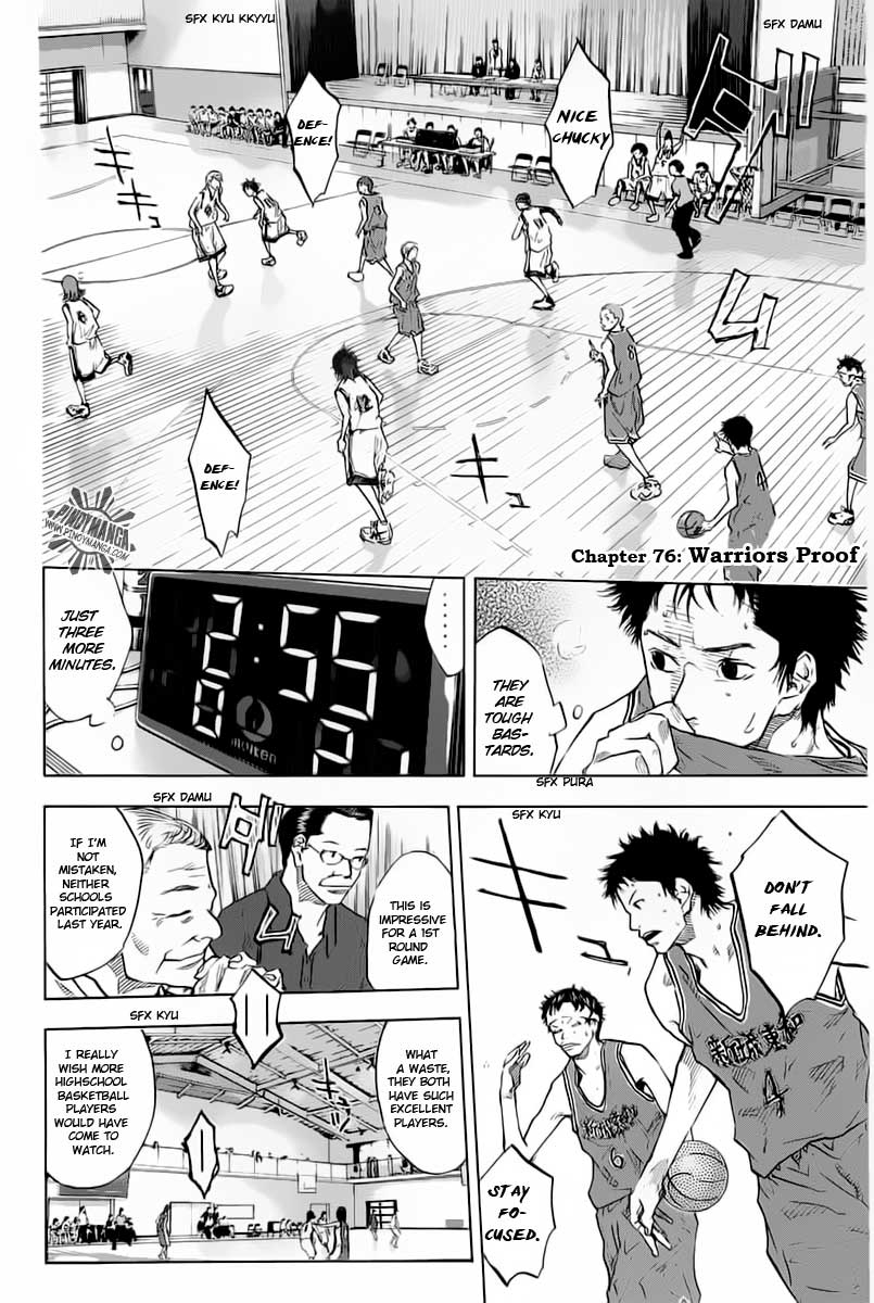 Ahiru no Sora Chapter 76.2 page 2 - Chapter 76 v2 : Warriors Proof