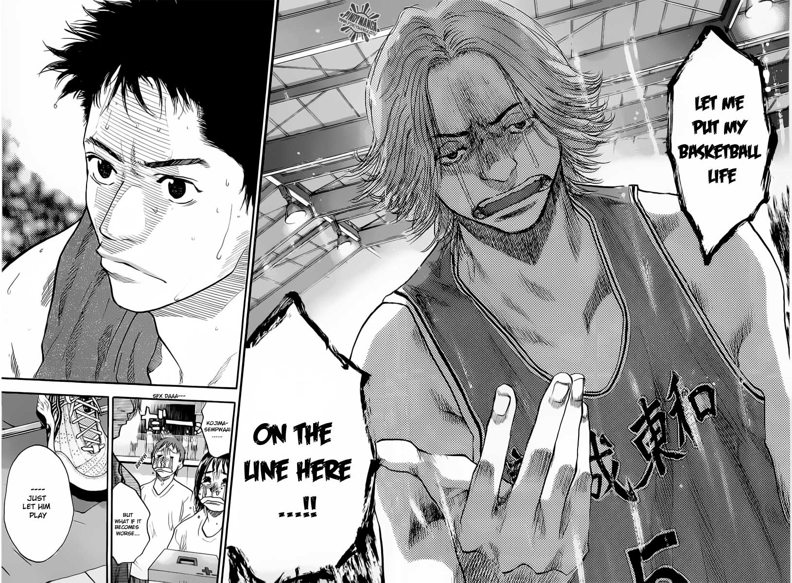 Ahiru no Sora Chapter 80.2 page 17 - Chapter 80 v2 : Bonds