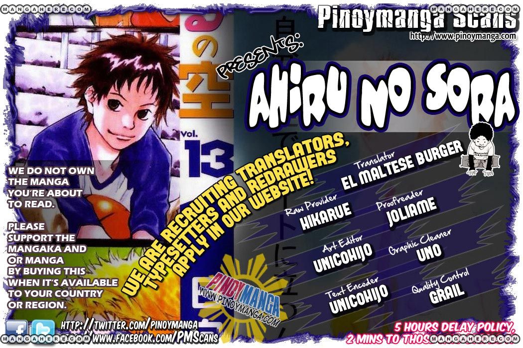 Ahiru no Sora Chapter 97 page 1 - Chapter 97 : Stand