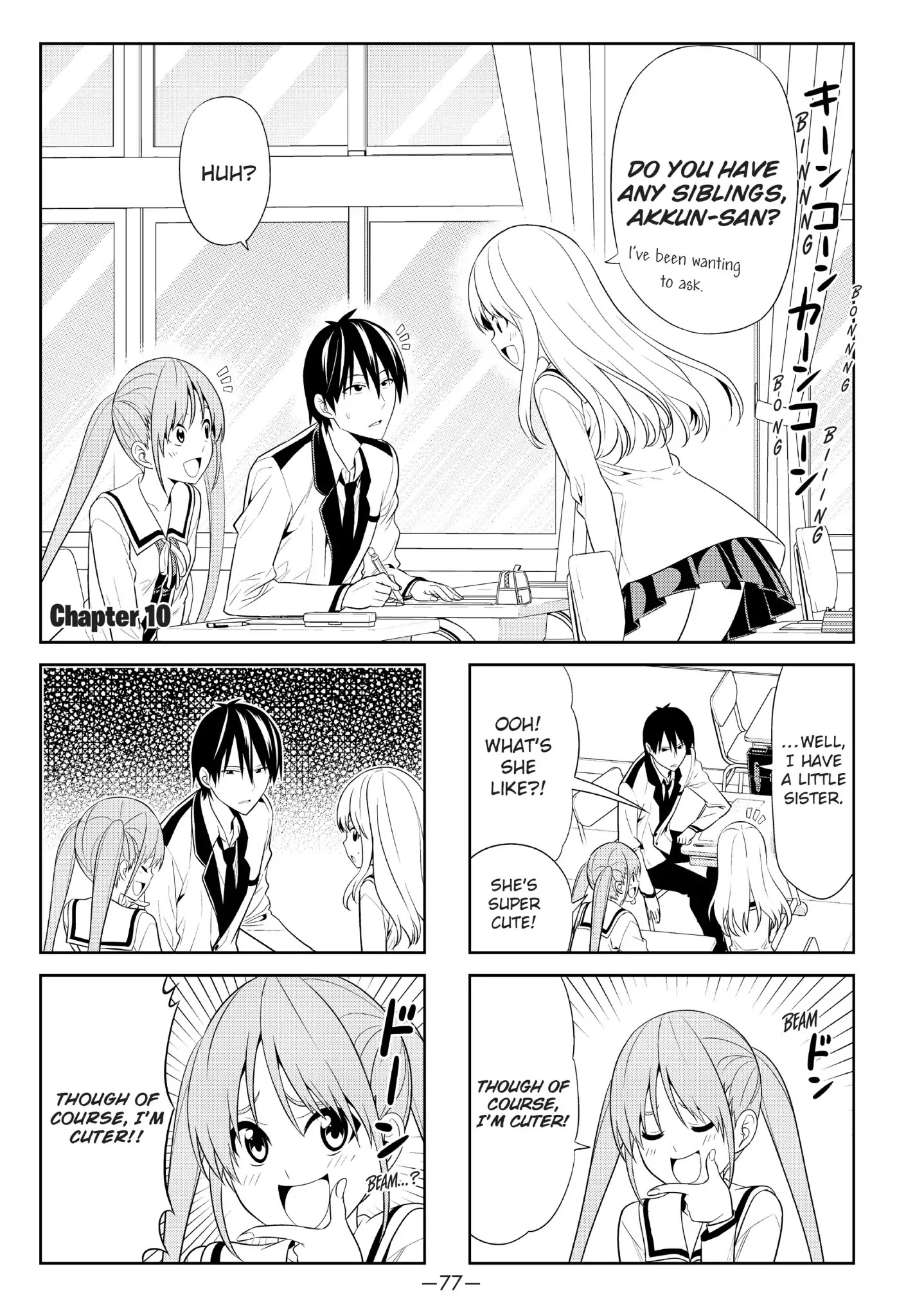 Aho Girl Chapter 10 page 1 - Chapter 10