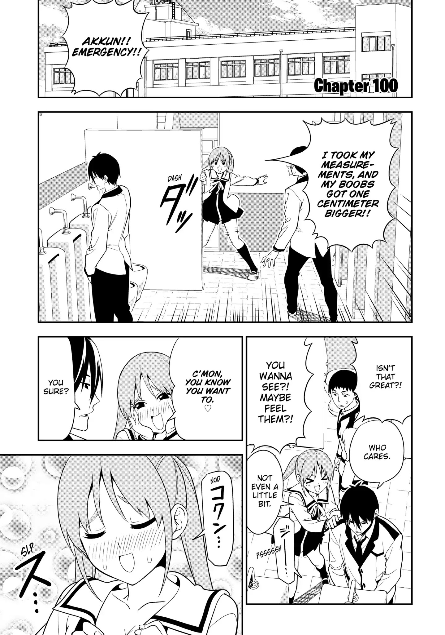 Aho Girl Chapter 100 page 1 - Chapter 100
